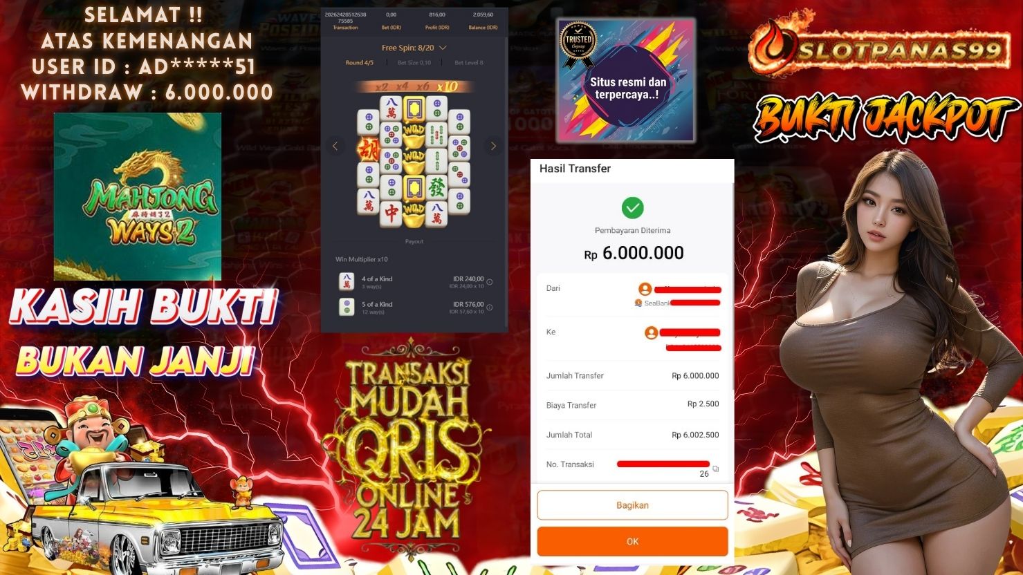 SLOTPANAS99 JACKPOT SLOT MAHJONG WAYS 2
